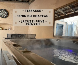 Patio, Jacuzzi Privé, Table de Massage, Climatisé, Le Cocon de Pedro