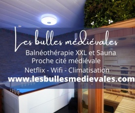 Les bulles médiévales - Appartement dédié au bien être avec Spa et Sauna - Netflix et Wifi - Climatisation