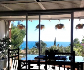 Studio a Collioure a 400 m de la plage avec vue sur la mer jardin clos et wifi