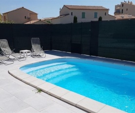 GB3-42 : NARBONNE-PLAGE : Villa 4 pièces 7 couchages avec piscine privative